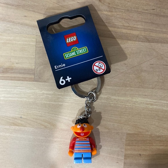 Lego Other - NWT LEGO 854195 Sesame Street Ernie Keychain Minifigure